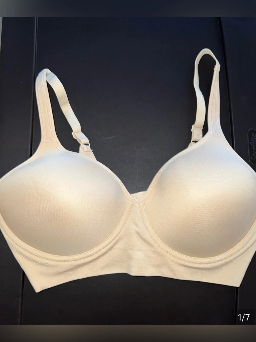 Truekind Wireless Lift T-Shirt Bra. Chai. Medium
